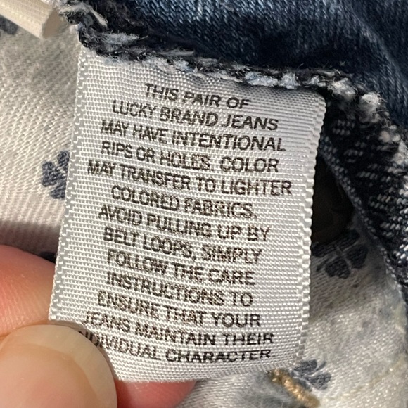 Lucky Brand Sweet Jean Boot - Boot Cut Jeans - Size 8/29R - Picture 9 of 11